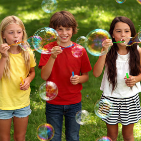 Baegzgx non-toxic, odorless bubbles suitable for safe kid play indoors or outdoors.