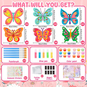 Bafeil butterfly cards for party activity and keepsakes.