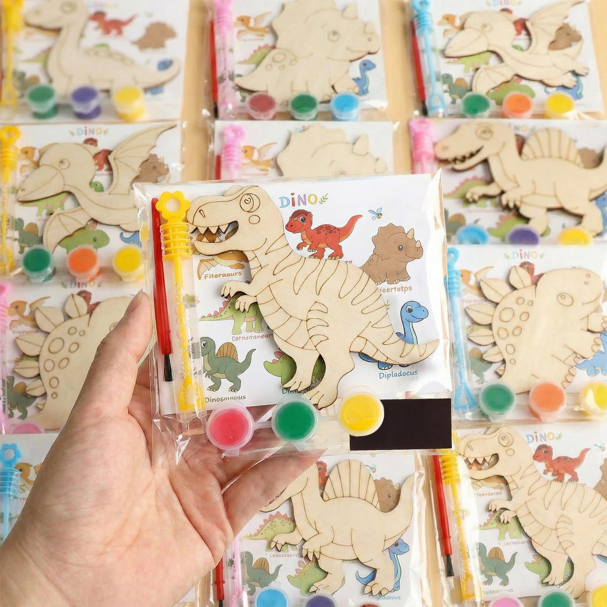Bafeil Triceratops painting kit for kids, perfect party favors and classroom crafts.