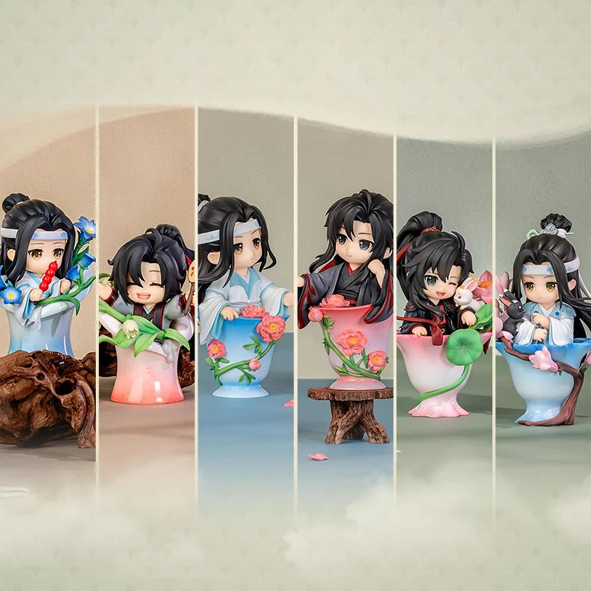 Bahomu anime blind box Lan Wangji figure, perfect for collectors