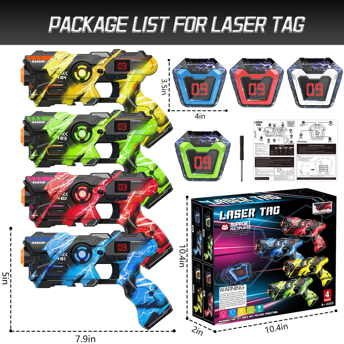 Baiai family-friendly gift for outdoor laser tag adventures and memories.