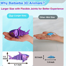 Baibaiba 3D sea animal octopus figure for dexterity play and classroom use.