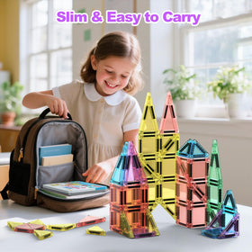 BAIJLE iron case keeps tiles organized and doubles as a building base