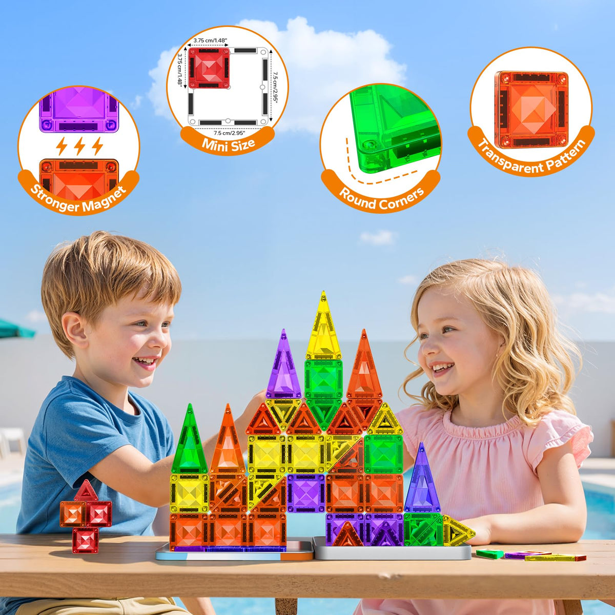 BAIJLE kids educational magnetic toys – supports hand-eye coordination while exploring shapes.