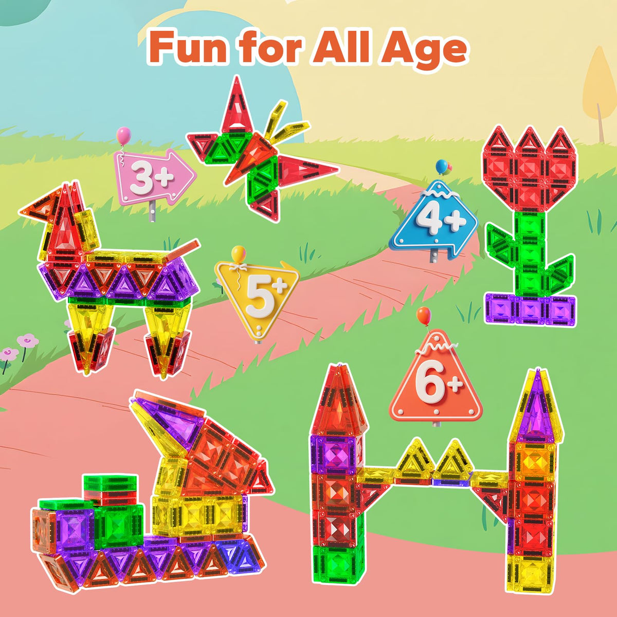 Baijle open-ended play supports creativity and collaborative building.