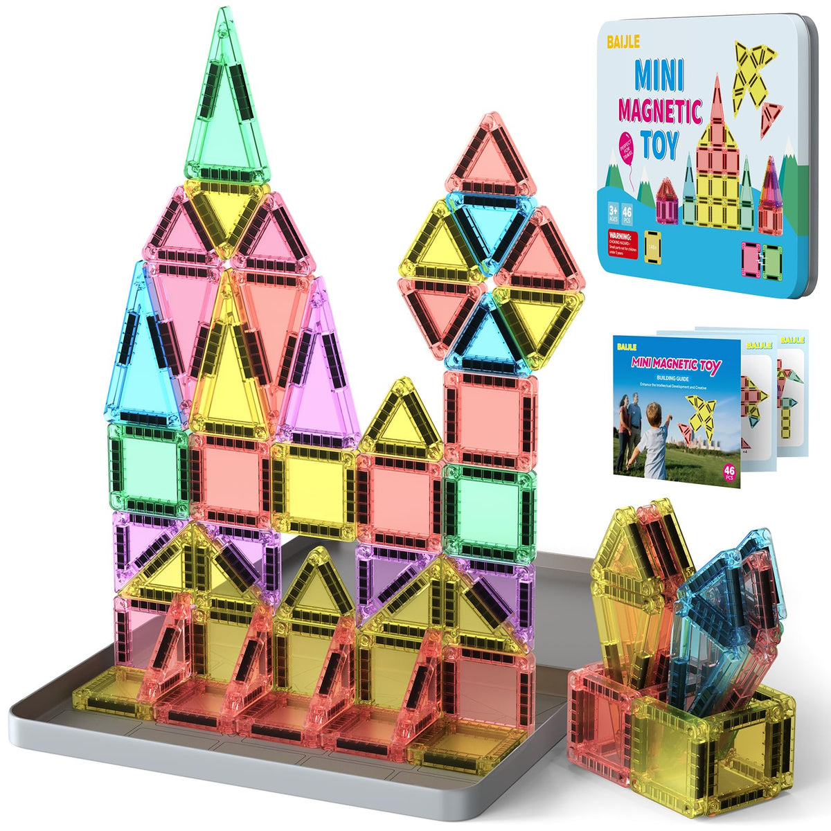 BAIJLE portable tiles ideal for travel, flights, and quiet indoor fun