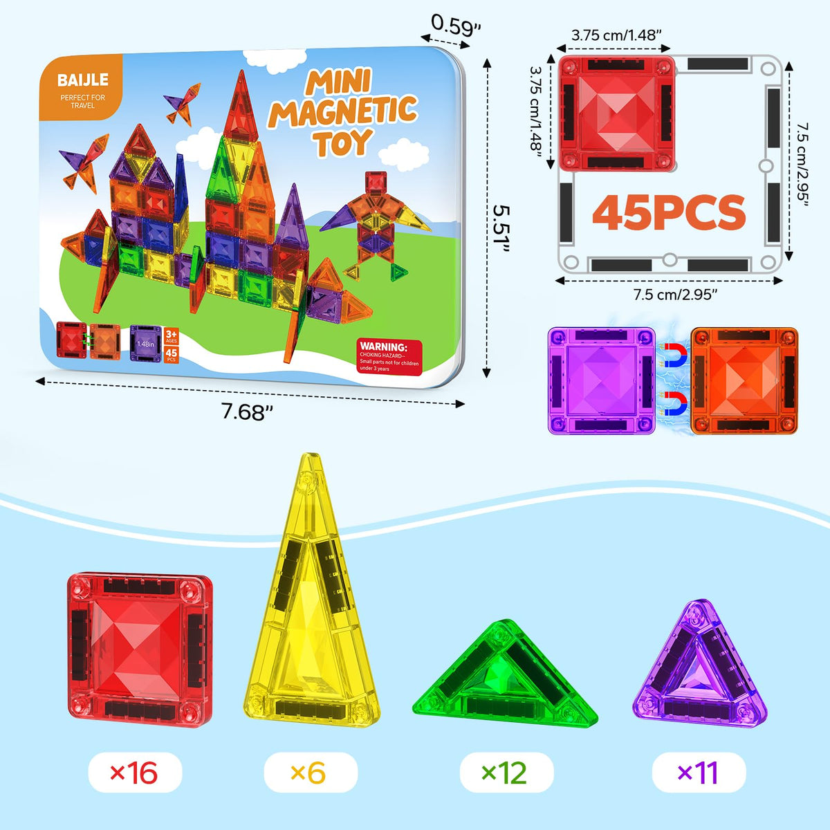 BAIJLE safety-tested tiles – reliable quality for toddlers and kids aged 4-8.
