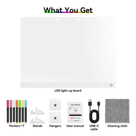 Bailkind LED Drawing Board Complete Kit: everything ready for glowing doodles