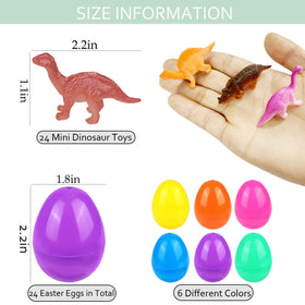 Brightly colored eggs offer kid-friendly size and safe material for little hands.