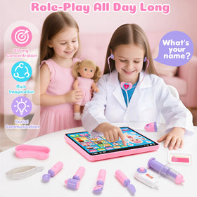 BainGesk Doctor Kit tray and accessories organize tidy pretend play sessions