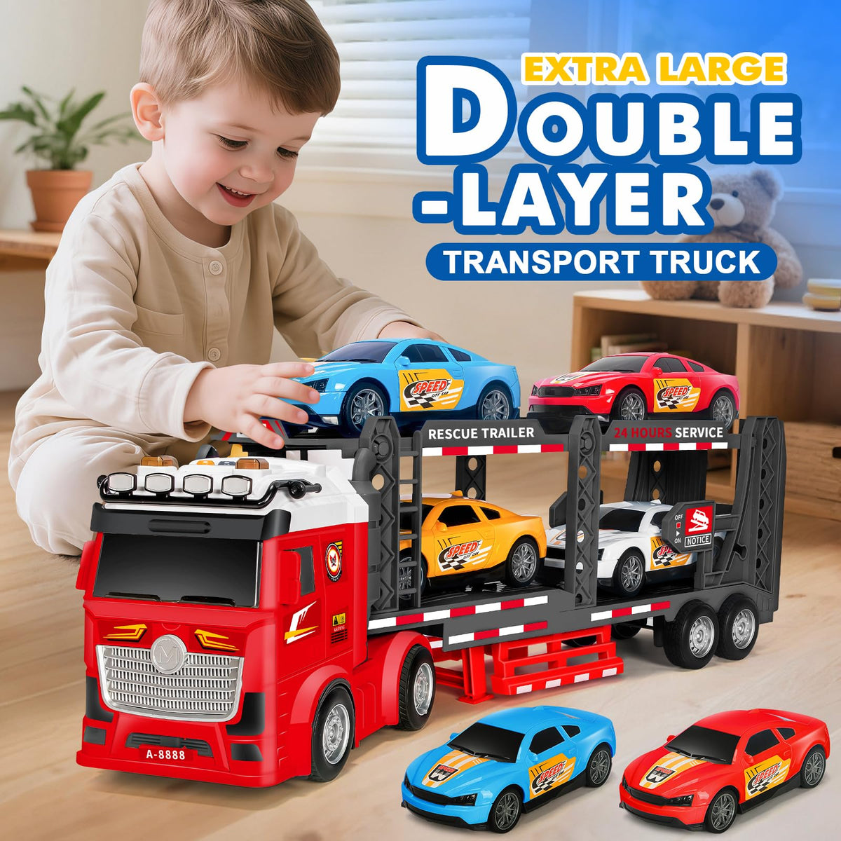 BainGesk double-decker trailer expands two-level loading play