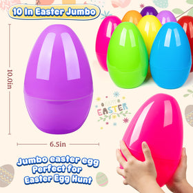 BainGesk fillable Easter eggs provide roomy interior for treats.