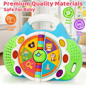 BainGesk colorful buttons and lights image showcases tactile feedback aiding fine motor skills