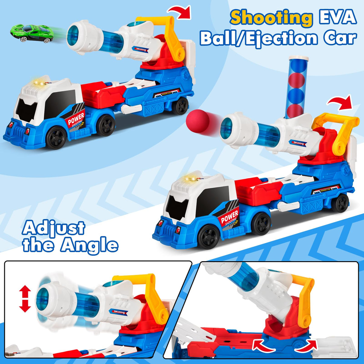 BainGesk ten EVA balls for soft, safe launching play.