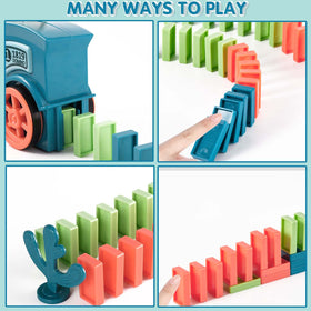 BAIWER domino train setup start showcases quick, intuitive play