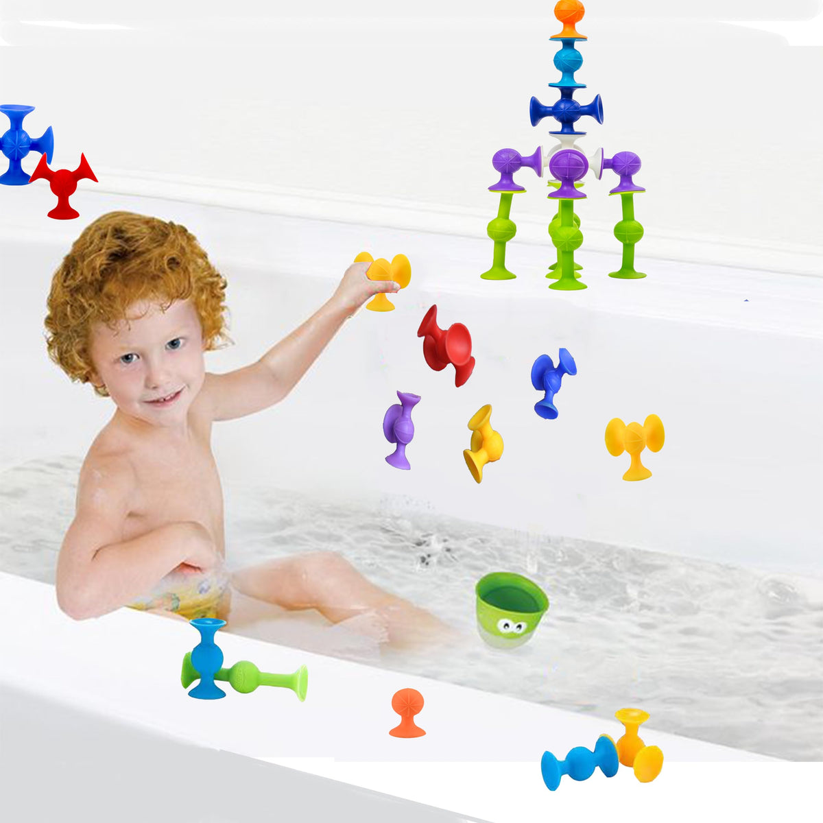 Baivyle colorful stem-building toys encourage sorting, stacking, and creative problem-solving.