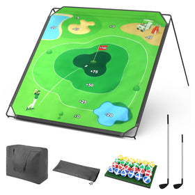 BaiYuan portable golf chipping set backyard arena for family practice and play