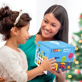 BAKAM ABS plastic toy set shows durable, kid-safe design for safe exploration.