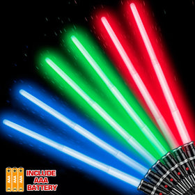 Bakatatoyz red light-up sword with motion sensing for role play