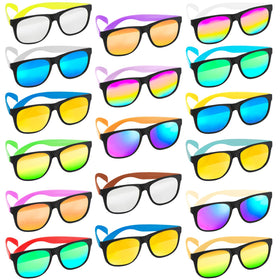 Bakatatoyz 16-color retro 80s sunglasses for playful parties and vibrant outfits.