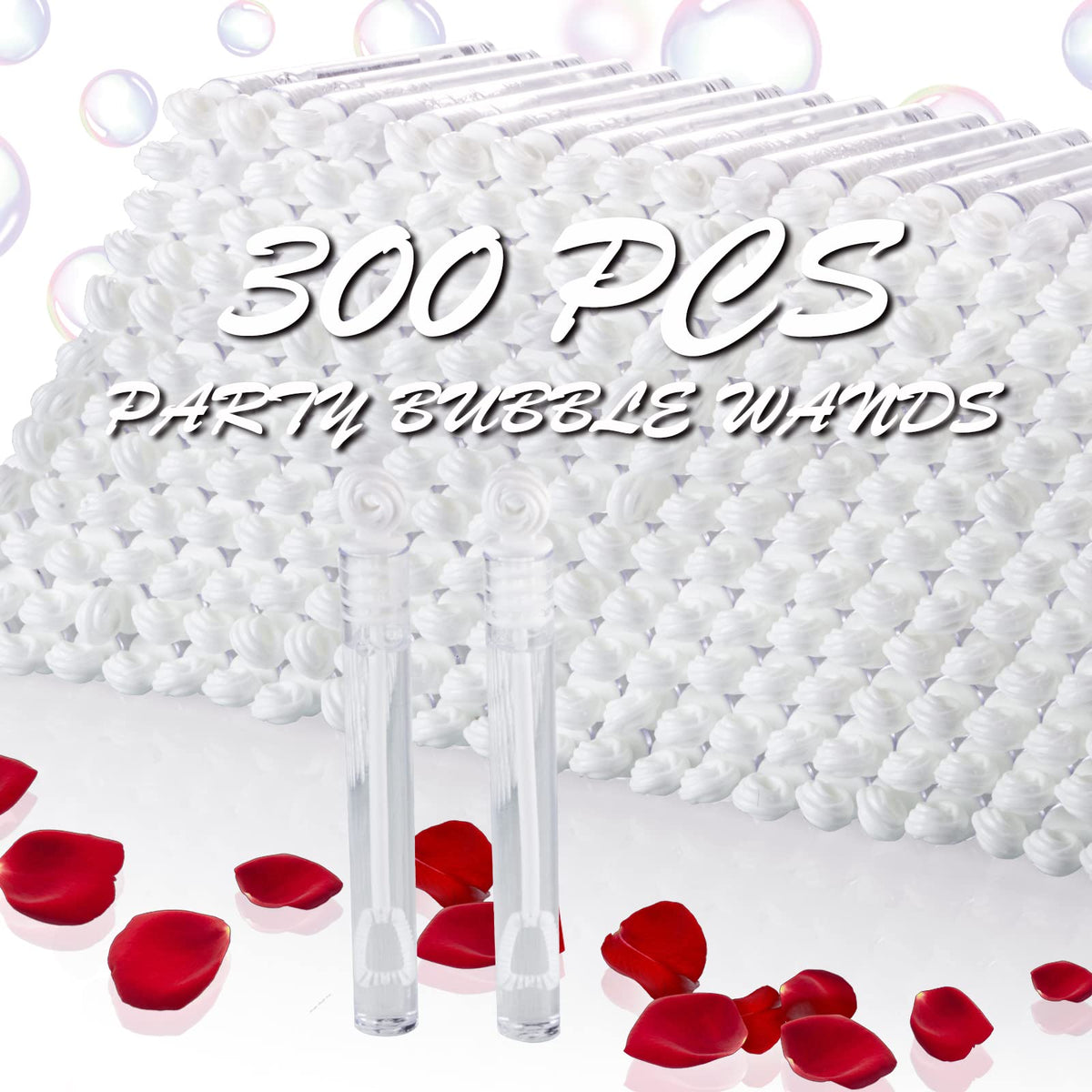 Bakatatoyz bubble wands 4.2 inches provide safe, stain-free play.