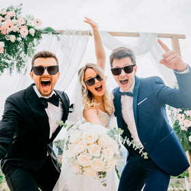 Bakatatoyz sunglasses suitable for both kids and adults at celebrations.