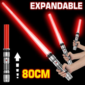 Bakatatoyz red LED sword for dramatic glow in pretend combat