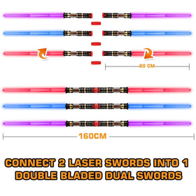 Bakatatoyz motion-sensor LED sabers react to movement for realism