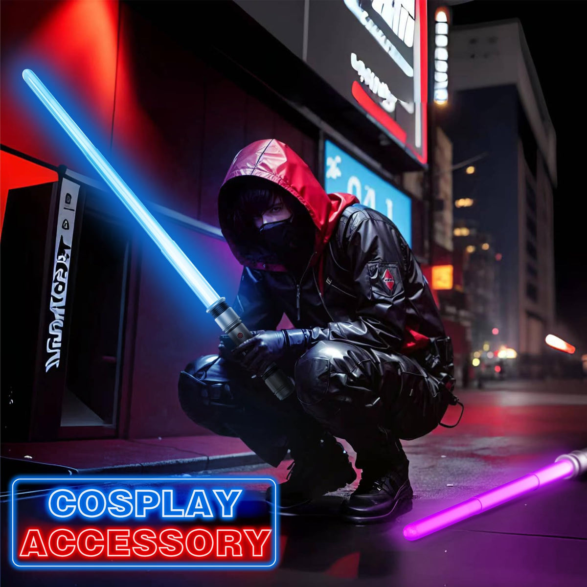 Bakatatoyz motion-sensor sword with FX sounds for immersive battles