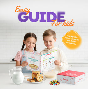 Baketivity Kids Baking Kit vacuum-packed ingredients keep dry mix fresh