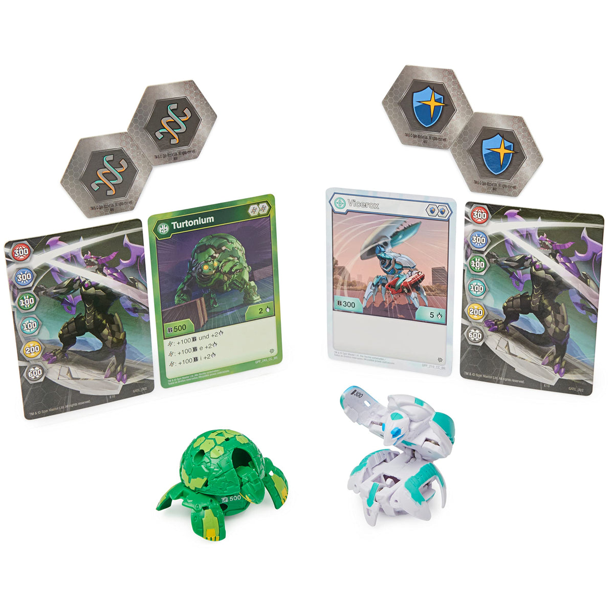 Bakugan Baku-Tin storage layers keep six Bakugan organized and portable.