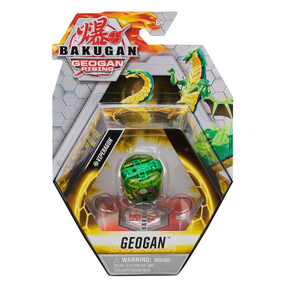 Bakugan Geogan Viperagon transforming mid-battle for dynamic play.