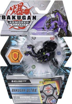 Bakugan Ultra Nillious leap-open action during battle-ready display.