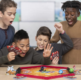 Bakugan Ultra Nillious packaging-ready display promotes collection and gifting.