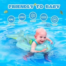 Balhvit pool float provides adjustable straps for comfortable leg position.