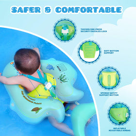 Balhvit float has detachable canopy and mesh sides for visibility.