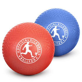 BallFUN kickball textured rubber surface for better grip and durability.
