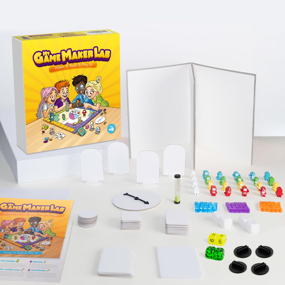 BALUCI GAMES blank board double-sided for limitless DIY game ideas and play