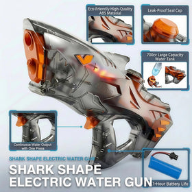 Balyeoseol water gun with LED light and 32ft range for night skirmishes.
