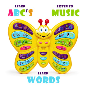 Bambiya ABC Butterfly reads words aloud to support early reading skills.