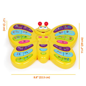 Durable ABS plastic keeps Bambiya butterfly sturdy through rough toddler play.