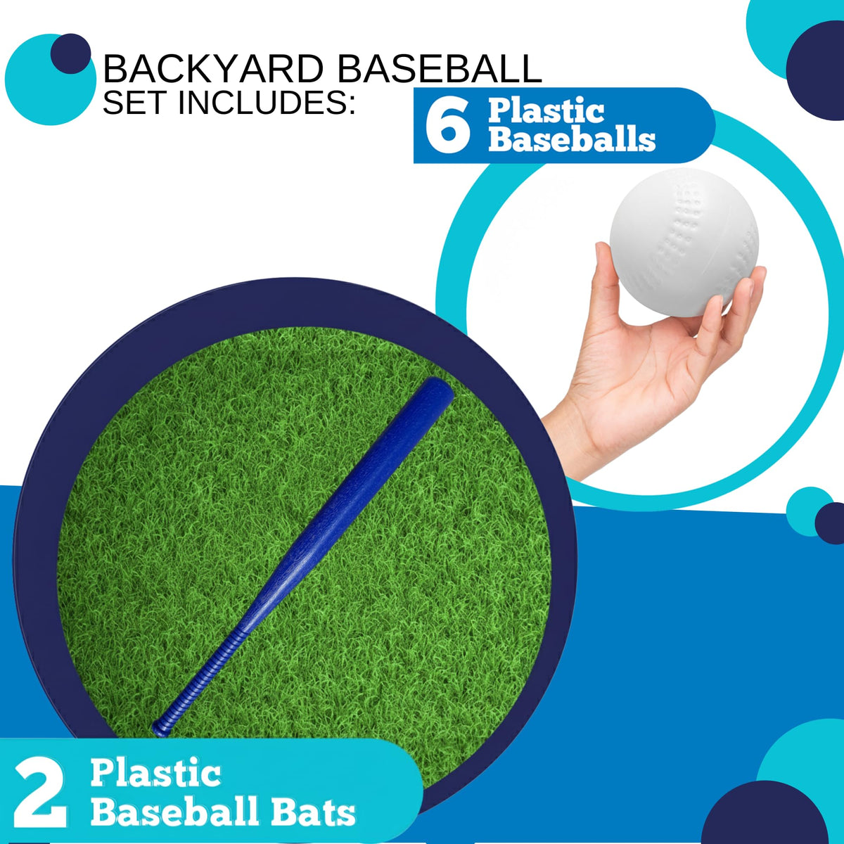 Kids playing BAMMAX in the yard with safe, lightweight baseball gear.