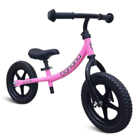 Banana Bike LT balance bike frame design supports stable first rides for toddlers.