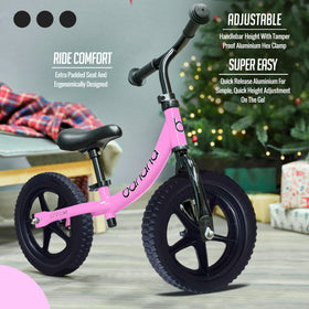 Banana Bike LT pink powder coat finish stays vibrant and durable.