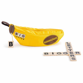 Bananagrams high-contrast tiles improve visibility for relaxed, enjoyable gameplay.