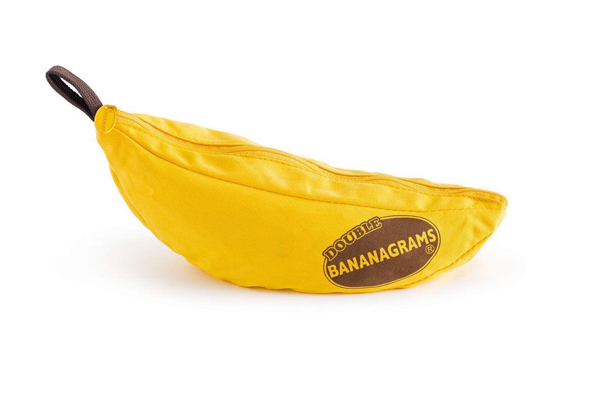 Bananagrams Travel Banana Case keeps letters organized on the go.
