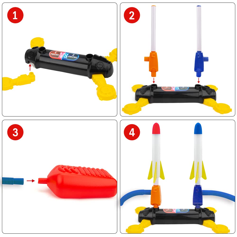 BananMelonBM Rocket Launcher outdoor-running-play: promotes active outdoor fun.