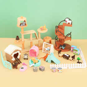 BananMelonBM cat crawlers and fences enhance interactive storytelling for kids.