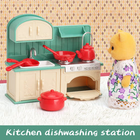 BananMelonBM miniature dining chairs for cooperative kitchen storytelling