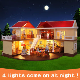 BananMelonBM dollhouse furniture set ready to arrange for imaginative scenes.